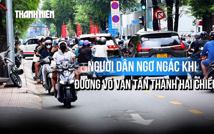 Xe máy được chạy hai chiều trên đường Võ Văn Tần: Người dân bất ngờ nói gì?