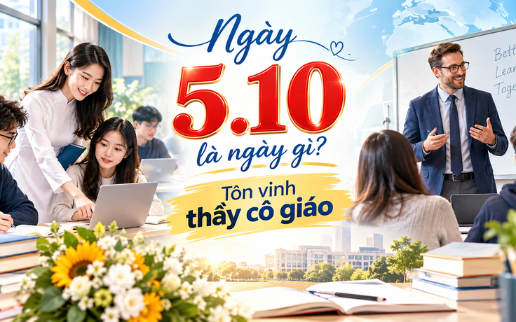 Hôm nay 5.10 là ngày đặc biệt dành cho các thầy cô giáo, bạn có biết?