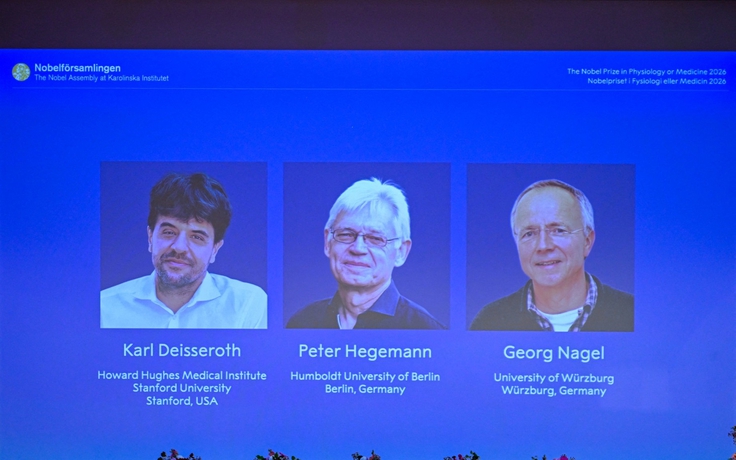 Bộ ba nhà khoa học Mỹ - Đức đoạt giải Nobel Y sinh