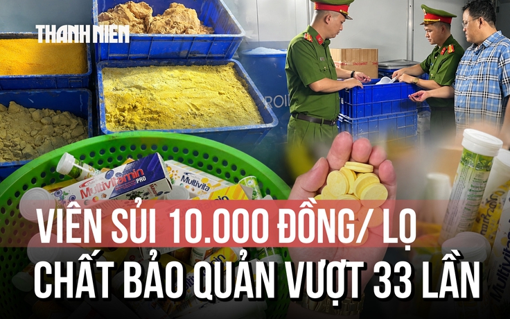 Cú lừa viên sủi giá 10.000 đồng/lọ cho trẻ em: Chứa chất bảo quản vượt ngưỡng 33 lần