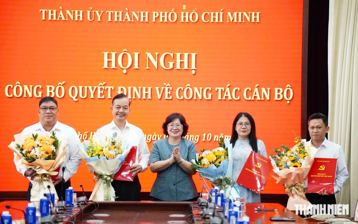 Thành ủy TP.HCM điều động 4 cán bộ về Ban Nghiên cứu phát triển