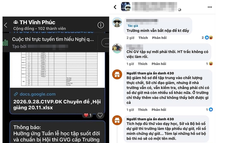 Bộ chỉ đạo giảm áp lực ngoài chuyên môn, giáo viên vẫn 'đuối'