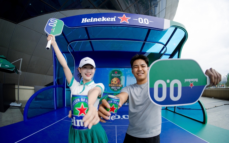 Văn hóa giao lưu mới trên sân pickleball: Heineken 0.0 đưa nhịp kết nối sảng khoái