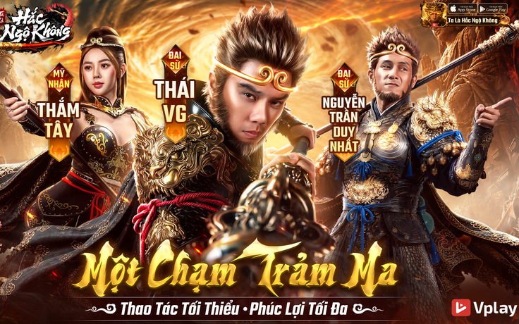 Thái VG, Nguyễn Trần Duy Nhất, Thắm Tây làm đại diện game Ta Là Hắc Ngộ Không