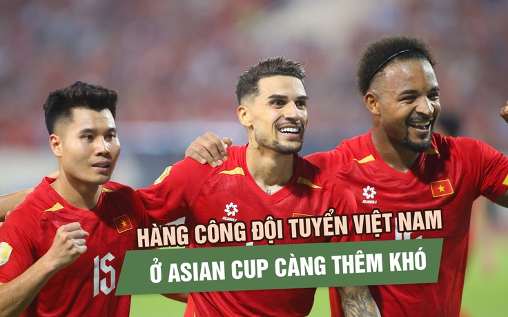 Thêm Hoàng Hên chấn thương, hàng công đội tuyển Việt Nam ở Asian Cup càng thêm khó