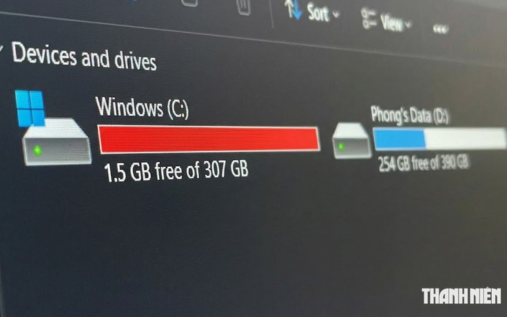 Một câu lệnh Windows giúp giải phóng 10 GB dung lượng ổ cứng