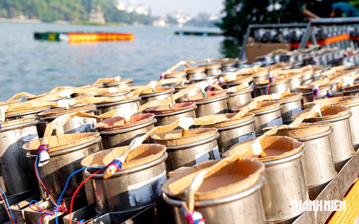Cận cảnh trận địa pháo hoa chào mừng Ngày giải phóng thủ đô