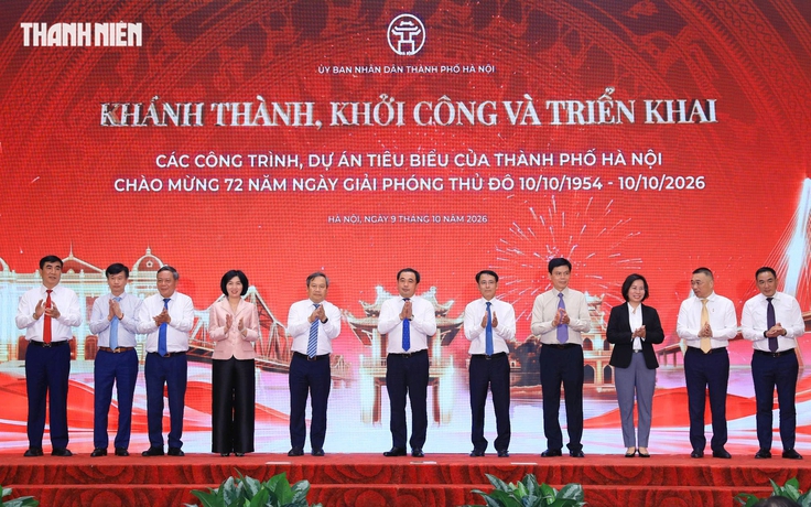 Hà Nội khởi công hàng loạt dự án trọng điểm dịp 10.10