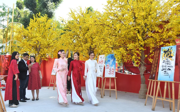 Đường mai và dàn linh vật ngựa năm nay đẹp cỡ nào?