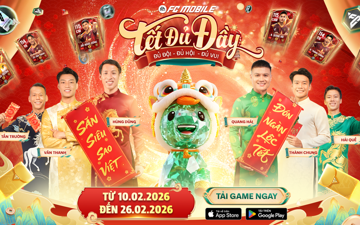 EA SPORTS FC Mobile Việt Nam tung sự kiện 'Tết đủ đầy': Lì xì 22.026 đá quý