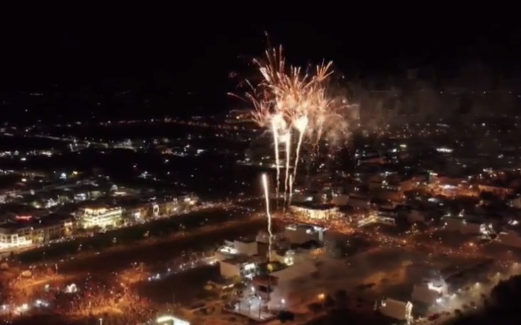 Cà Mau bắn pháo hoa đón giao thừa ở 5 địa điểm