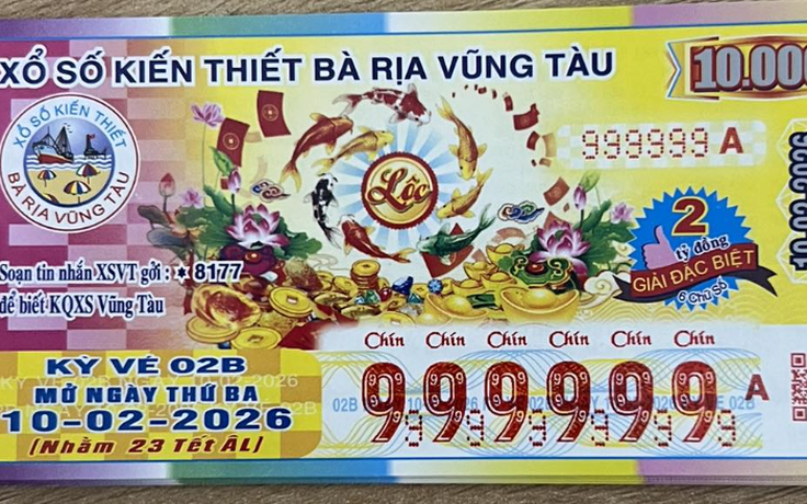 Nhiều người vừa trúng độc đắc xổ số miền Nam sát tết; hy hữu dãy số 333333