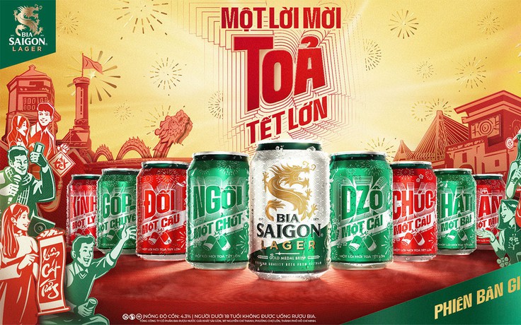 Người dùng thích thú với bộ sưu tập mới của Bia Saigon