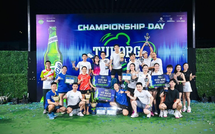 Lộ diện hai đội 'lên ngôi' trong đêm chung kết Tuborg Pickleball FINAL Championship