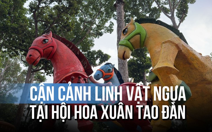 Những hình ảnh đầu tiên tại Hội hoa xuân Tao Đàn