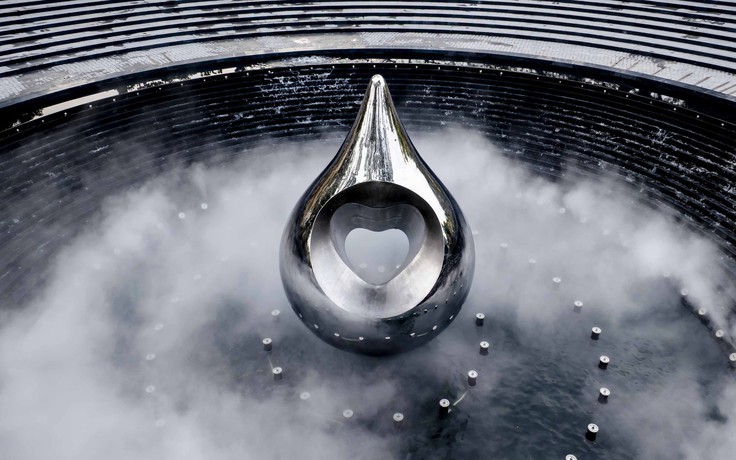 Hơn 90 ngày thần tốc hoàn thành Tượng đài Giọt nước dành tặng TP.HCM