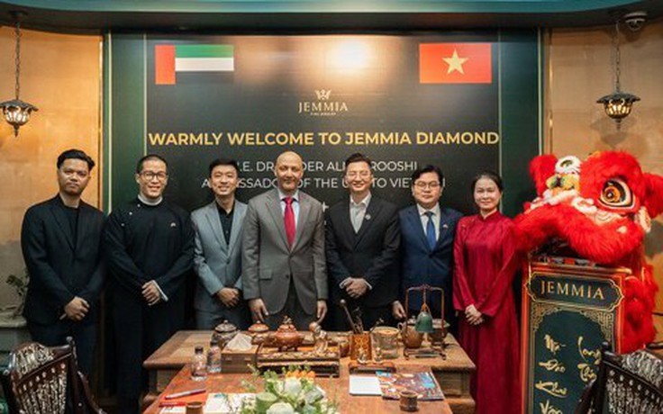Jemmia Diamond đón Đại sứ UAE, khẳng định cầu nối thương mại và ‘Kim cương vượng khí’
