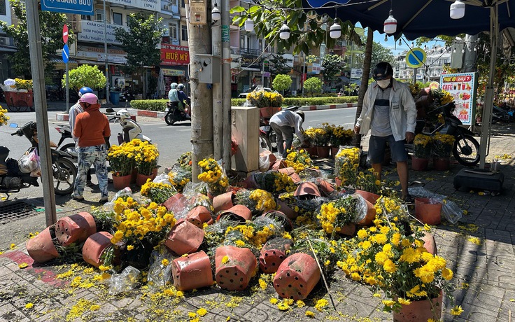 Chiều 29 tết: Vì sao nhiều người ở TP.HCM đợi ngày giao thừa mới mua hoa tết?