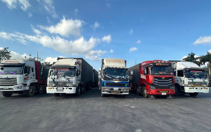 Cửa khẩu quốc tế Lao Bảo thông quan lô hàng đầu năm mới