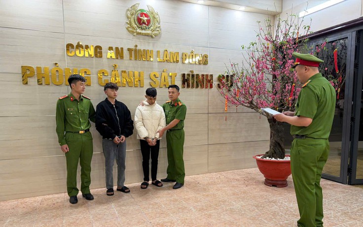 Bắt 2 nghi phạm cướp tiệm vàng trong đêm giao thừa ở Lâm Đồng