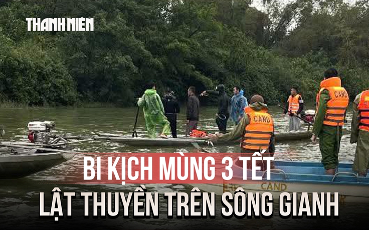 Bi kịch mùng 3 tết: 7 người cùng một gia đình lật thuyền trên sông Gianh