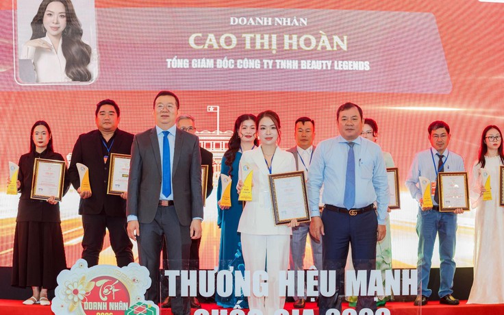CEO Cao Thị Hoàn đạt giải thưởng Nhà lãnh đạo doanh nghiệp giỏi 2026