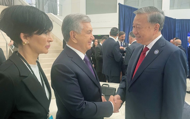 Tổng Bí thư gặp lãnh đạo các nước bên lề cuộc họp khai mạc Hội đồng Hòa bình về Gaza