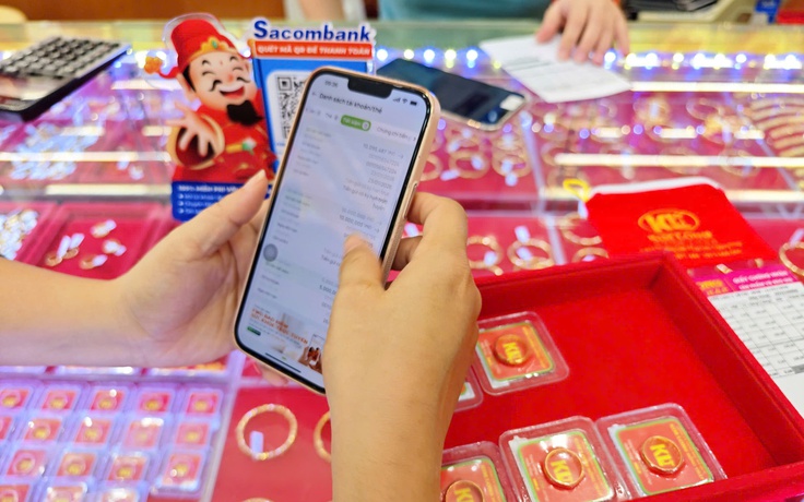 Giá vàng hôm nay 23.2.2026: Đồng loạt tăng mạnh