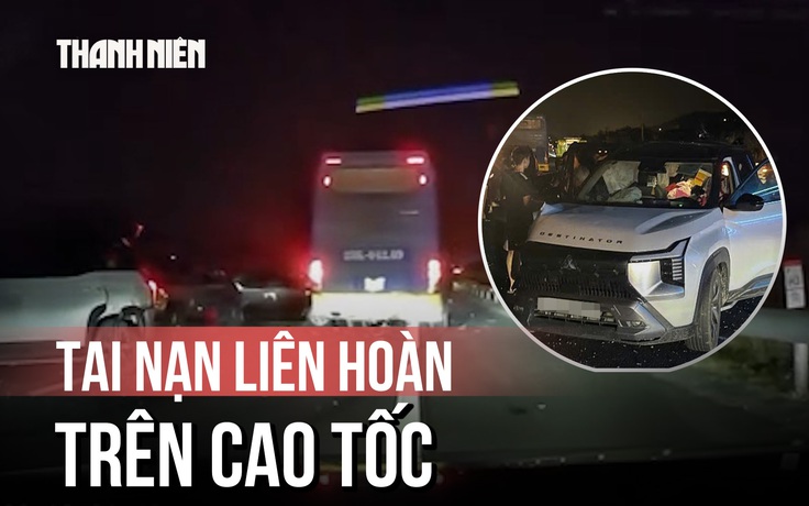 Kinh hoàng vụ tai nạn liên hoàn trên cao tốc Phan Thiết – Dầu Giây