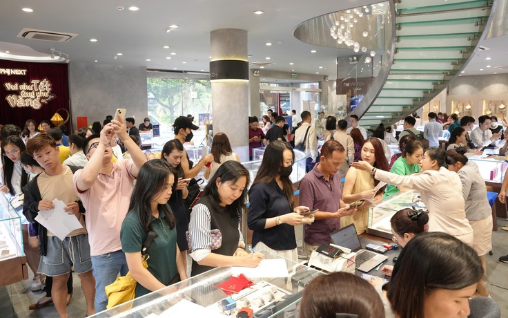 Giá vàng tăng trong ngày Thần tài