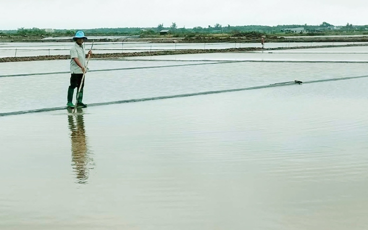 Cà Mau: Mưa trái mùa liên tục 2 ngày, hơn 9.100 tấn muối tan thành nước