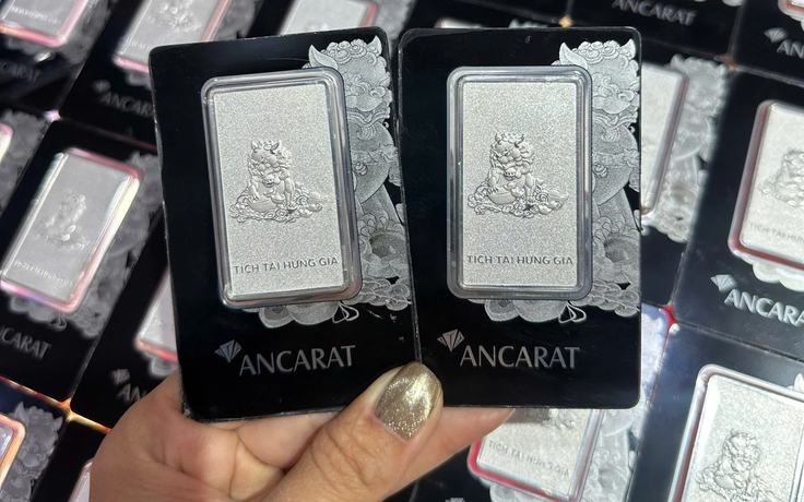 Giá bạc vượt 96 triệu đồng/kg, trong tuần tăng gần 10 triệu đồng mỗi kg