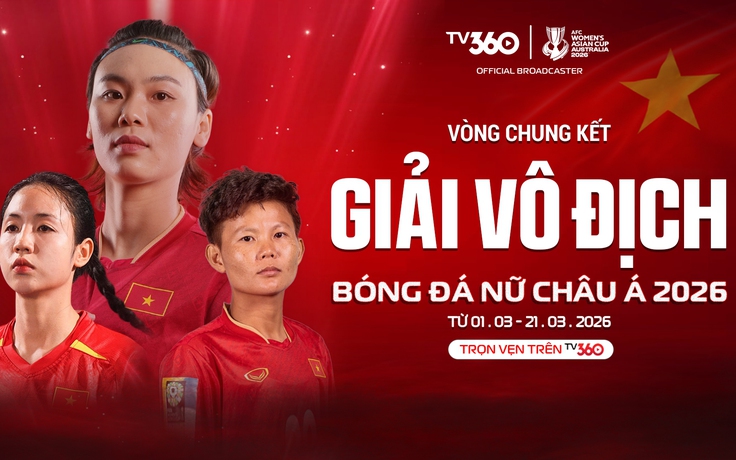 Xem trực tiếp đội tuyển nữ Việt Nam đá giải châu Á trọn vẹn trên TV360: Tìm vé World Cup