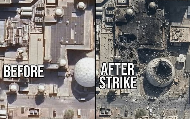 Iran tuyên bố đã phá hủy hệ thống radar tỉ USD của Mỹ ở Qatar