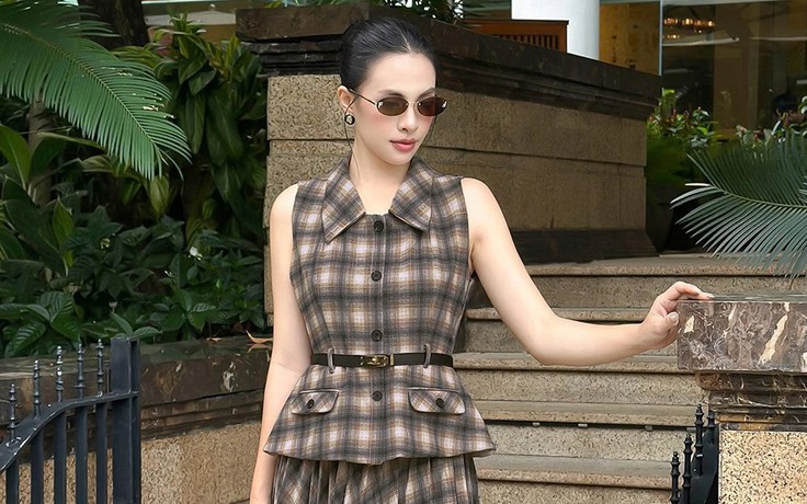 Áo họa tiết ca rô với những bản phối không nhàm chán