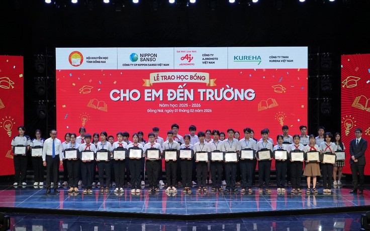 Ajinomoto Việt Nam và hành trình 22 năm ‘tiếp sức’ cho học sinh nghèo Đồng Nai