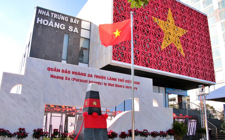 UBND đặc khu Hoàng Sa khánh thành công trình biển tên gắn với bia chủ quyền