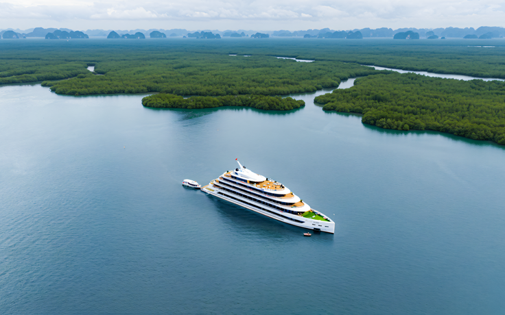 TP.HCM đón du thuyền siêu sang trên sông Sài Gòn