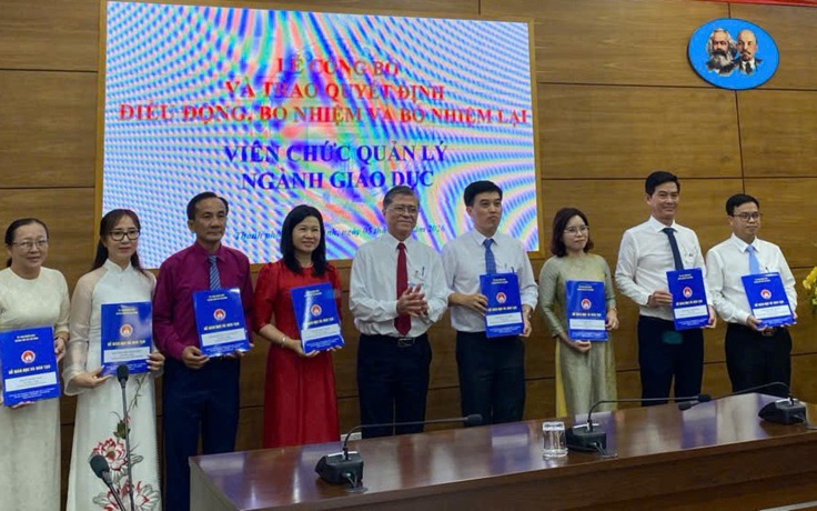 Sở GD-ĐT TP.HCM bổ nhiệm hiệu trưởng nhiều trường THPT