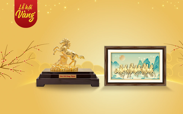 Quà tặng và trang sức năm mới ‘mã đáo vinh khang’