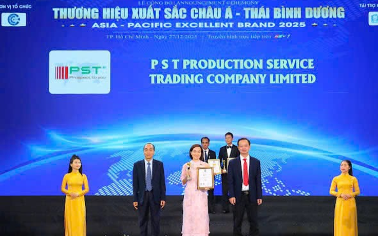 Công ty PST đạt Thương hiệu xuất sắc châu Á - Thái Bình Dương 2025