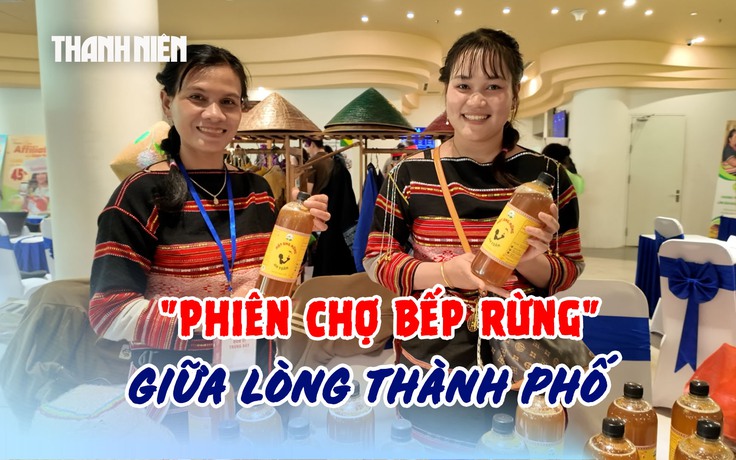 "Phiên chợ Bếp rừng" giữa lòng thành phố