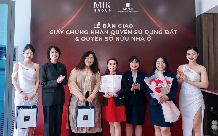 Imperia Grand Plaza Đức Hòa bàn giao sổ hồng cho gần 50 khách hàng