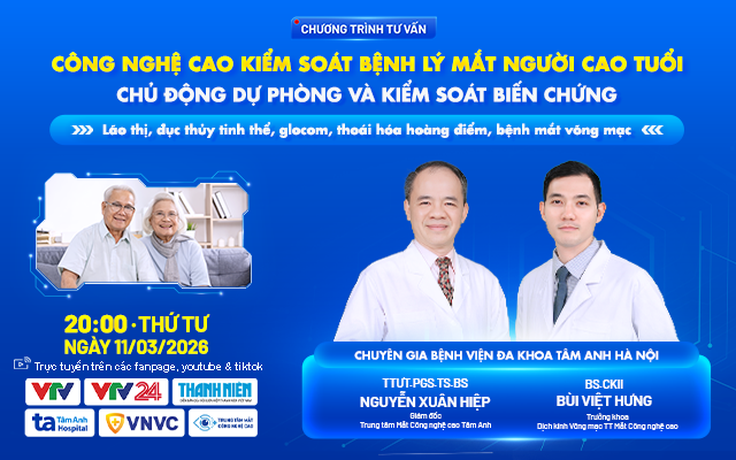 Công nghệ cao kiểm soát bệnh lý mắt người cao tuổi: chủ động dự phòng biến chứng