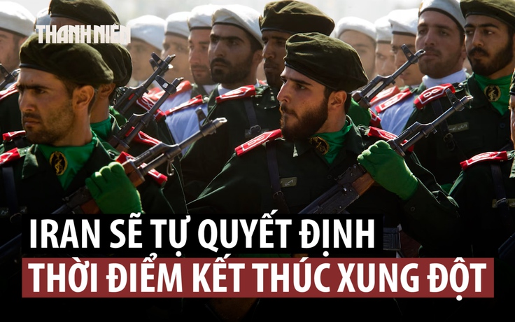 Vệ binh Cách mạng Iran nói tự quyết định thời điểm ngừng chiến