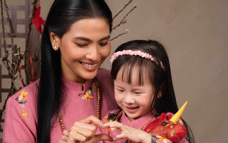 'Mỹ nhân ăn chay' Trương Thị May công khai con gái