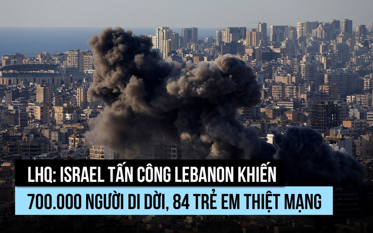 84 trẻ em thiệt mạng ở Lebanon vì Israel oanh tạc