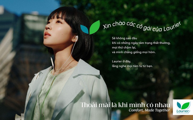 ‘Thoải mái là khi mình có nhau’ - Laurier khuyến khích cởi mở về kỳ kinh nguyệt