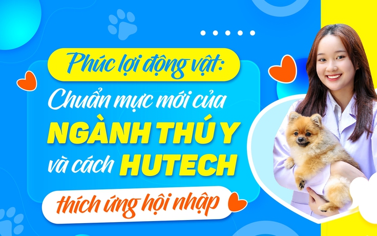 Phúc lợi động vật: Chuẩn mực mới của ngành Thú y và cách HUTECH thích ứng hội nhập