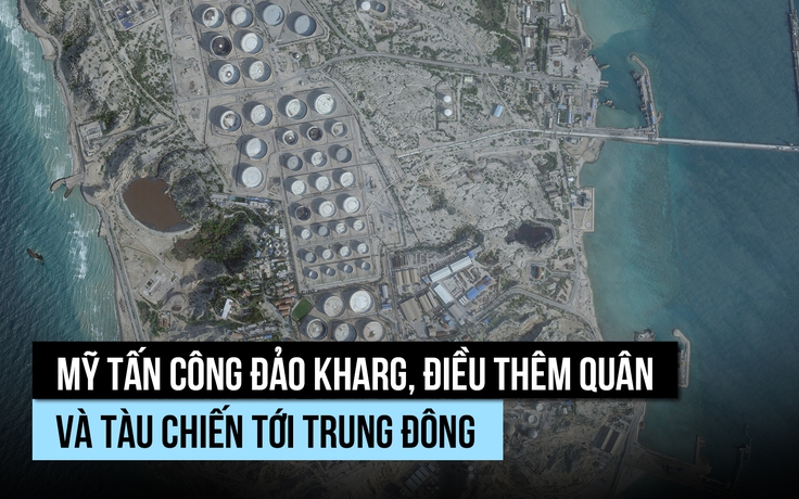 Mỹ đánh đảo Kharg, điều 2.500 lính thủy quân lục chiến tới Trung Đông